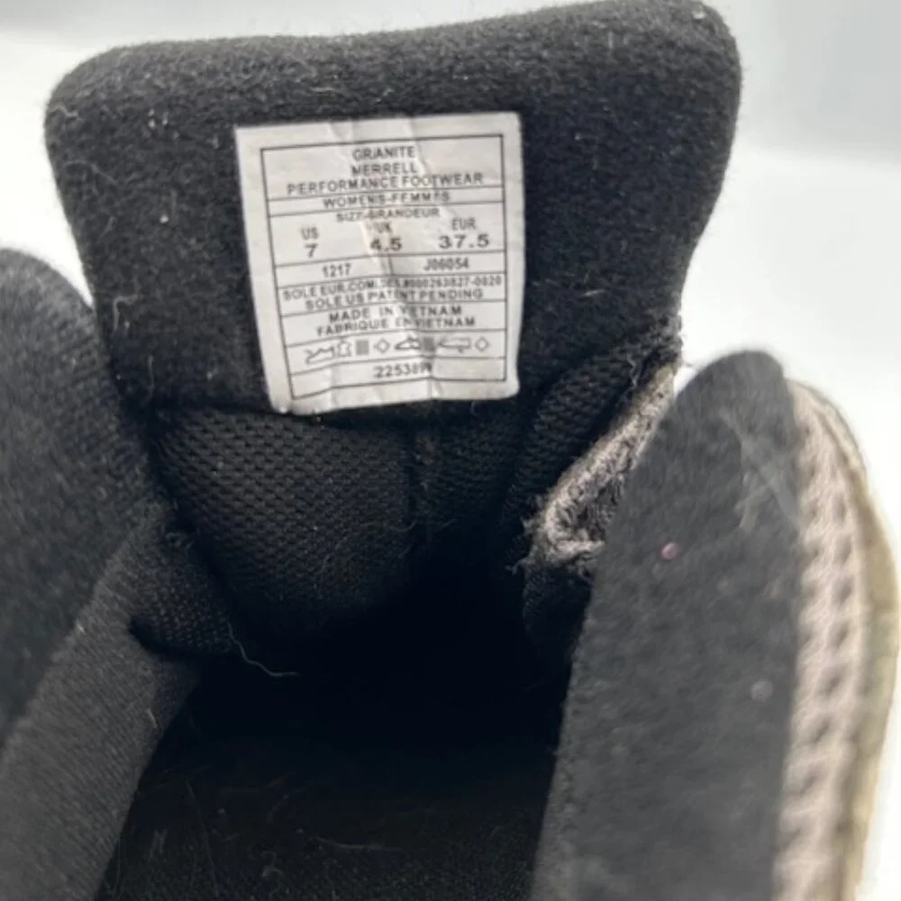 Merrell Women’s Granite Moab 3 Waterproof Hiking Boot Size 7 - Picture 8 of 11